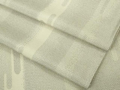 平和屋本店▽極上　本塩沢　単衣　130亀甲　エ霞　逸品　未使用　DZAB7984kh6