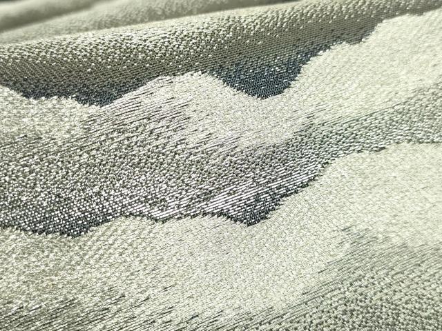 平和屋本店●極上　近代日本画の巨匠　横山大観　じゅらく謹製　六通柄袋帯　朝陽霊峰・瑞雲　プラチナ箔　逸品　DZAB8024kh6