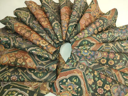 平和屋本店●極上　中国三大刺繍　スワトウ刺繍　汕頭刺繍　総刺繍　全通柄袋帯　正倉院更紗花文　金銀彩　逸品　DZAB8036kh6