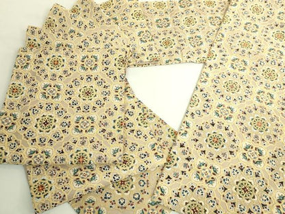 平和屋本店●極上　中国三大刺繍　総相良刺繍　総刺繍　全通柄袋帯　正倉院花文　逸品　DZAB8038kh6