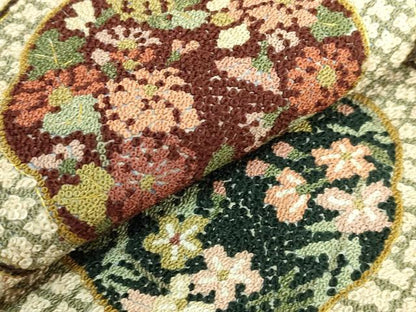 平和屋本店●極上　中国三大刺繍　相良刺繍　総刺繍　袋帯　200万粒　総詰め　蜀江花文　金糸　逸品　DZAB8040kh6