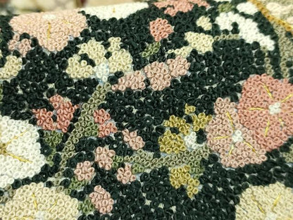 平和屋本店●極上　中国三大刺繍　相良刺繍　総刺繍　袋帯　200万粒　総詰め　蜀江花文　金糸　逸品　DZAB8040kh6
