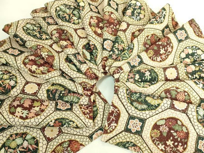 平和屋本店●極上　中国三大刺繍　相良刺繍　総刺繍　袋帯　200万粒　総詰め　蜀江花文　金糸　逸品　DZAB8040kh6