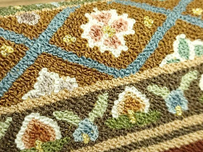 平和屋本店●最高級　中国三大刺繍　総相良刺繍　総刺繍　袋帯　200万粒　総詰め　切り嵌め正倉院花文　金糸　逸品　未使用　DZAB8044kh6