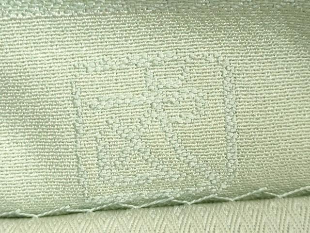 平和屋本店●最高級　銀座もとじ　人間国宝　北村武資　煌彩錦　六通柄袋帯　竹丸紋　金銀糸　たとう紙付き　逸品　DZAB8075kh6