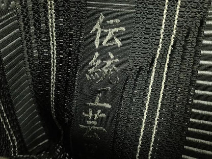 平和屋本店＊極上 夏物 1897年創業 名門岡野 本場筑前博多織 千年工房 八寸名古屋帯 絽献上 博多金ラベル 証紙付 逸品 未使用 DZAB8083kh6