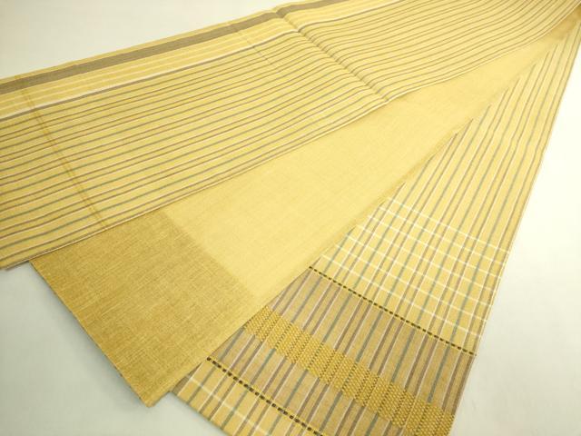 平和屋本店＊極上　夏物　西陣　川島織物　太鼓柄袋帯　格子　逸品　未使用　DZAB8094kh6