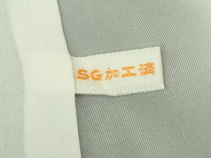 平和屋本店●極上 本場大島紬 白大島 9マルキ 白恵泥　至宝短冊文様　恵大島織物謹製　ほていや扱い　証紙付き　逸品　未使用　DZAB8121kh6