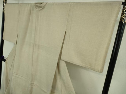 平和屋本店▽極上　本塩沢　単衣　蚊絣　酒井織物謹製　証紙付き　逸品　DZAB8122kh6
