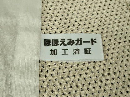 平和屋本店▽極上　本塩沢　単衣　蚊絣　酒井織物謹製　証紙付き　逸品　DZAB8122kh6