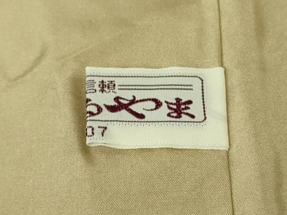 平和屋本店●極上 中国三大刺繍 スワトウ刺繍 汕頭刺繍 総刺繍 本場縞大島紬 堀之内織物謹製　上代450万　まるやま扱い　逸品　DZAB8167kh6