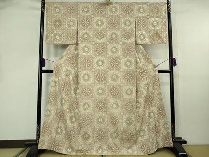 平和屋本店●極上　中国三大刺繍　蘇州刺繍　総刺繍　訪問着　蜀江花文　金糸　反端付き　逸品　DZAB8169kh6