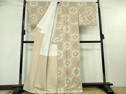 平和屋本店●極上　中国三大刺繍　蘇州刺繍　総刺繍　訪問着　蜀江花文　金糸　反端付き　逸品　DZAB8169kh6