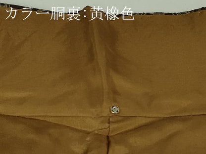 平和屋本店●極上　中国三大刺繍　スワトウ刺繍　汕頭刺繍　訪問着　更紗花唐草文　逸品　DZAB8170kh6