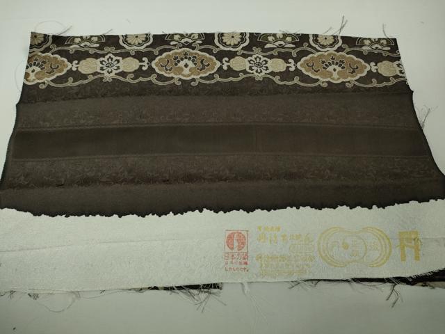 平和屋本店●極上　中国三大刺繍 スワトウ刺繍 汕頭刺繍 総刺繍 訪問着 正倉院花唐草文 暈し染め 金糸 反端付き 逸品　未使用　DZAB8171kh6