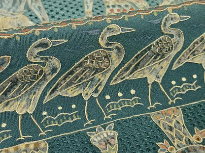 平和屋本店●極上　中国三大刺繍　スワトウ刺繍　汕頭刺繍　相良刺繍　総刺繍　訪問着　エジプト壁画文様　暈し染め　逸品　DZAB8173kh6