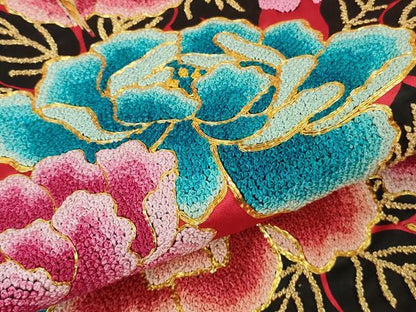 平和屋本店●極上 相良刺繍 総刺繍 色打掛 和装 婚礼 結婚式 花嫁 神社挙式 駒刺繍 鳳凰 花車 金銀糸 仮絵羽 逸品 未使用 DZAB8193kh6