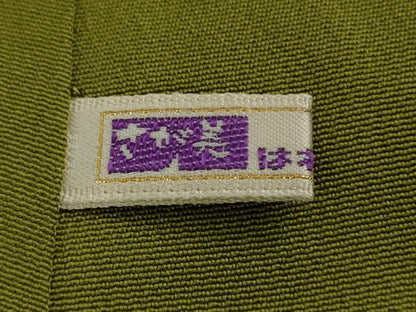 平和屋本店●極上　漆工芸作家　金森一博　訪問着　笹竹文　暈し染め　銀糸　さが美扱い　逸品　DZAB8221kh6