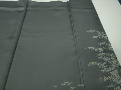 平和屋本店●極上　訪問着　手描き　竹林　暈し染め　逸品　未使用　DZAB8229kh6