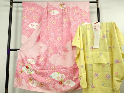 平和屋本店[]極上 七五三 女の子 7歳 祝着・襦袢(無双仕立て・半衿刺繍)セット 駒刺繍 絞り 毬 鈴 金糸 逸品 DZAB8245kh6