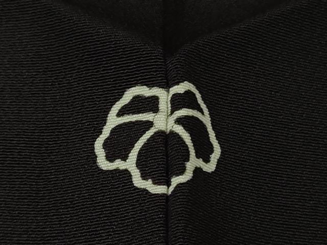 平和屋着物●超希少　染彩芸術の巨匠　皆川月華　ろうけつ染　色留袖　刺繍　風景松文　黒地　金銀糸　逸品　未使用　DZAB8246kh6