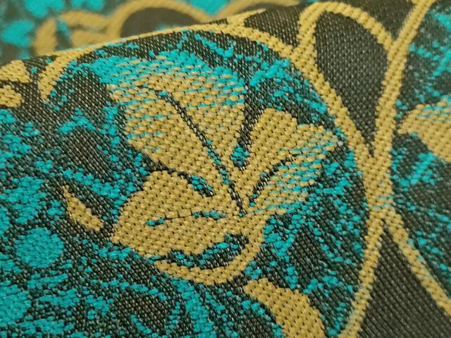 平和屋着物●極上　前田仁仙　仁仙更紗　両面　六通柄袋帯　花間道　逸品　DZAB8262kh6
