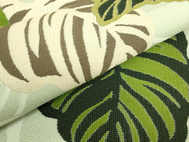平和屋着物●極上　桝屋儀兵衛　六通柄袋帯　唐織　枝葉文　逸品　DZAB8266kh6