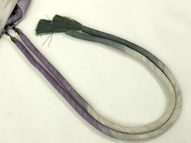 平和屋着物∞極上　長羽織　スリーシーズン　春夏秋　塵除け　紗　幾何学文様　暈し染め　羽織紐・反端付き　逸品　DZAB8287kh6