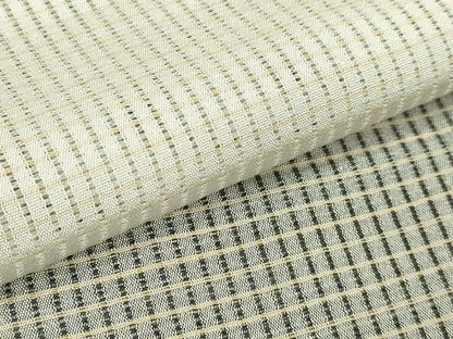 平和屋着物∞極上　長羽織　スリーシーズン　春夏秋　塵除け　縦絽　市松文様　暈し染め　逸品　DZAB8289kh6