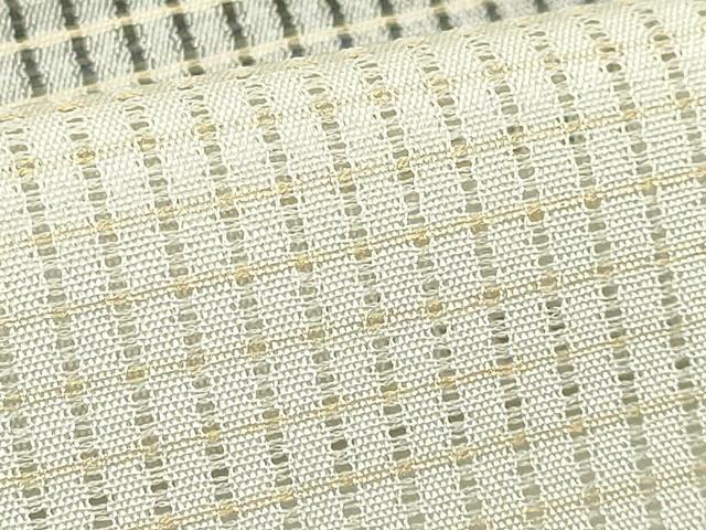 平和屋着物∞極上　長羽織　スリーシーズン　春夏秋　塵除け　縦絽　市松文様　暈し染め　逸品　DZAB8289kh6