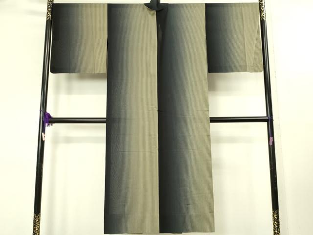 平和屋着物∞極上　道中着　スリーシーズン　春夏秋　塵除け　紗　間道　暈し染め　逸品　DZAB8292kh6