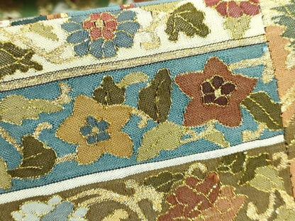 平和屋本店●最高級　明綴れ　全通柄袋帯　名物裂　金糸　共箱付き　逸品　DZAB8313kh6