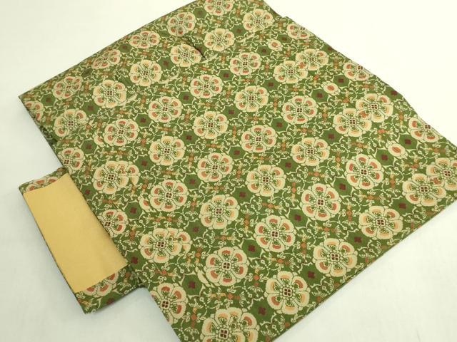 平和屋本店●極上　龍村美術織物　つけ帯　花鳥梅花文錦　共箱付き　逸品　DZAB8317kh6