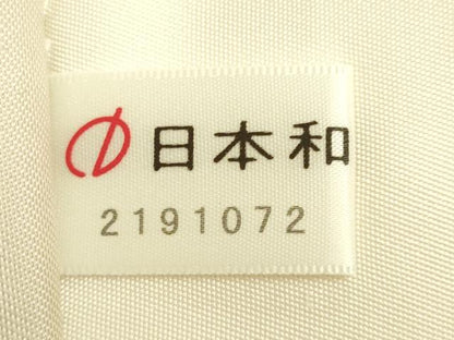 平和屋着物●極上　西陣の名門　加納幸謹製　六通柄袋帯　唐織　氷割れ花文　金銀糸　逸品　DZAB8321kh6