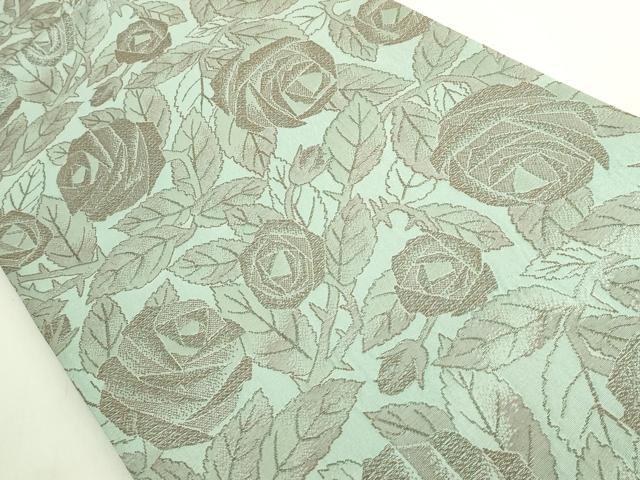 平和屋着物●極上　染色作家　草野一騎　六通柄袋帯　薔薇　バラ　逸品　DZAB8329kh6