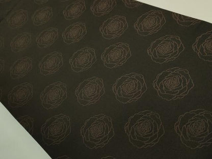 平和屋着物●極上　染色作家　草野一騎　六通柄袋帯　薔薇　バラ　逸品　DZAB8329kh6