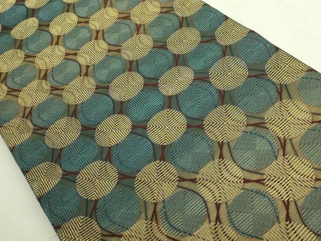 平和屋着物●極上　紋屋井関　御寮織　六通柄袋帯　立涌文　金糸　逸品　DZAB8333kh6