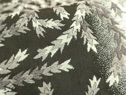 平和屋着物●極上　西陣の名門　加納幸謹製　六通柄袋帯　唐織　満月　草木文　銀糸　さが美扱い　逸品　DZAB8341kh6