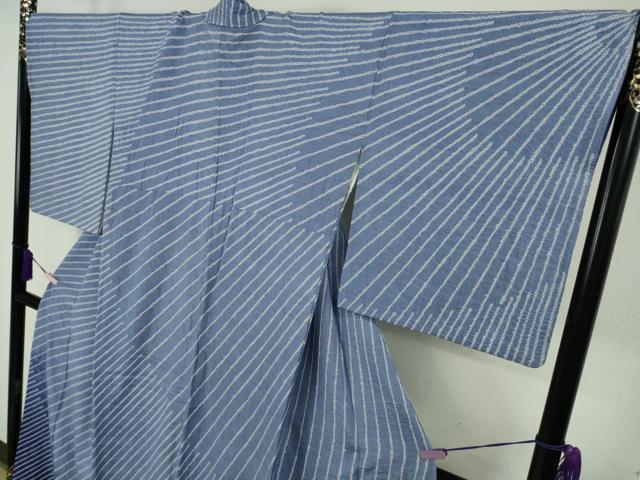 平和屋本店●極上　青山みとも　結城紬　訪問着　絞り　暈し染め　たとう紙付き　逸品　DZAB8352kh6