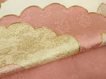 平和屋本店●極上　皇室献上作家　藤井寛　訪問着　駒刺繍　雲重ね　金彩　逸品　DZAB8384kh6
