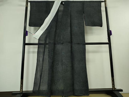 平和屋本店＊極上　夏物　重要無形文化財　本場宮古上布　苧麻　松竹梅　逸品　DZAB8398kh6