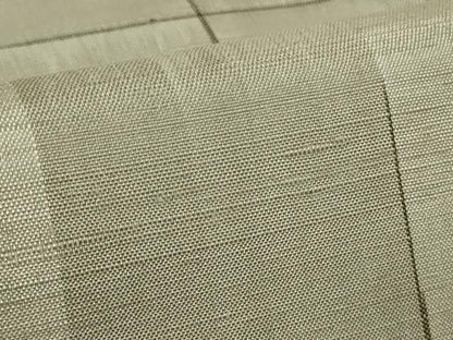 平和屋本店●希少　人間国宝　志村ふくみ　紬　銀峯　市松文様　たとう紙付き　逸品　未使用　DZAB8401kh6
