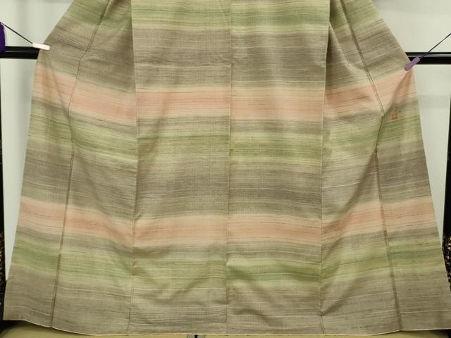 平和屋本店●希少　人間国宝　志村ふくみ　紬　落款有り　ふくみ印　逸品　DZAB8402kh6