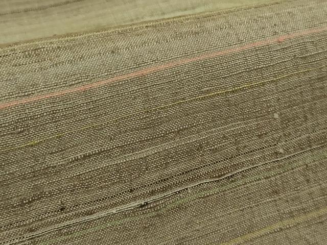 平和屋本店●希少　人間国宝　志村ふくみ　紬　落款有り　ふくみ印　逸品　DZAB8402kh6