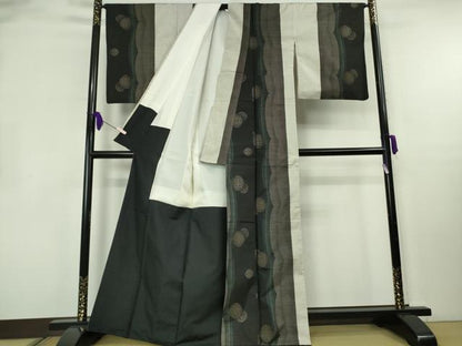 平和屋本店●極上　本場大島紬　7マルキ　正倉院花間道　逸品　未使用　DZAB8406kh6