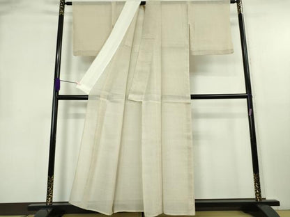 平和屋着物＊極上　夏物　本塩沢　夏塩沢　染と織　瀧右衛門　伝統工芸士　本田利夫　蚊絣　証紙付き　逸品　未使用　DZAB8412kh6