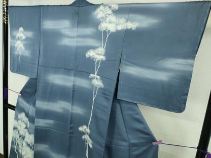 平和屋本店●極上　創業460年・千總　訪問着　樹木　紅掛空色地　暈し染め　大丸扱い　逸品　未使用　DZAB8426kh6
