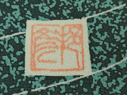 平和屋本店●希少　人間国宝　森口華弘の息子　森口邦彦　蒔糊散らし　色留訪問着　薄梅鼠色地　金銀彩　三越扱い　逸品　DZAB8431kh6