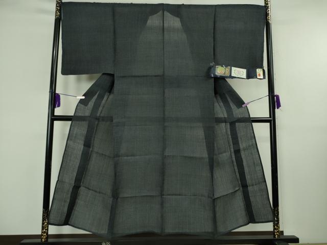 平和屋本店＊希少　夏物　男性　重要無形文化財　本場宮古上布　苧麻　100亀甲　総詰め　逸品　DZAB8440kh6