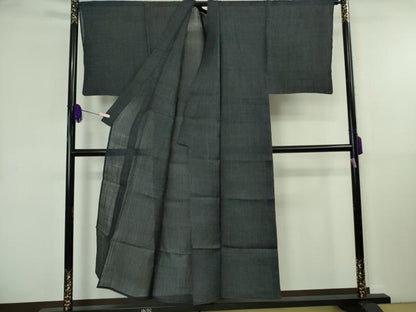 平和屋本店＊希少　夏物　男性　重要無形文化財　本場宮古上布　苧麻　100亀甲　総詰め　逸品　DZAB8440kh6